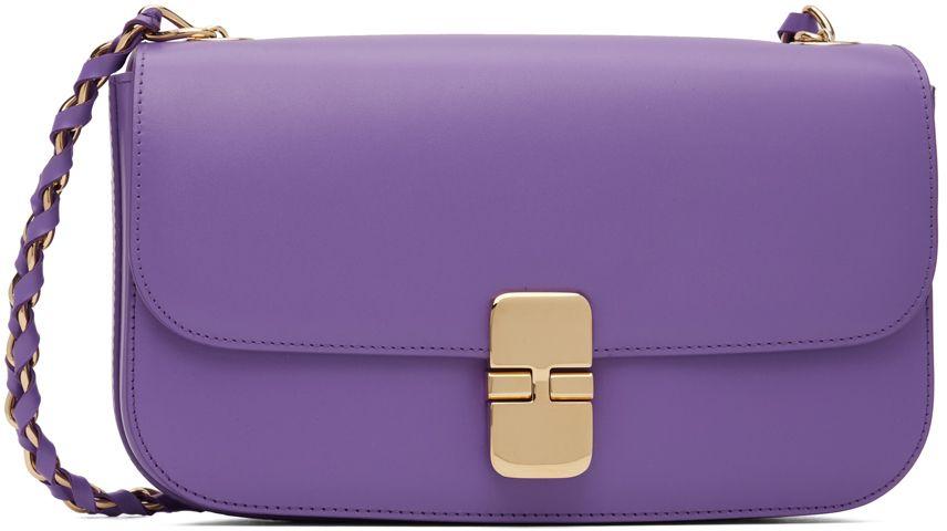 A.P.C. . Purple Grace Baguette Chaîne Bag | Lyst