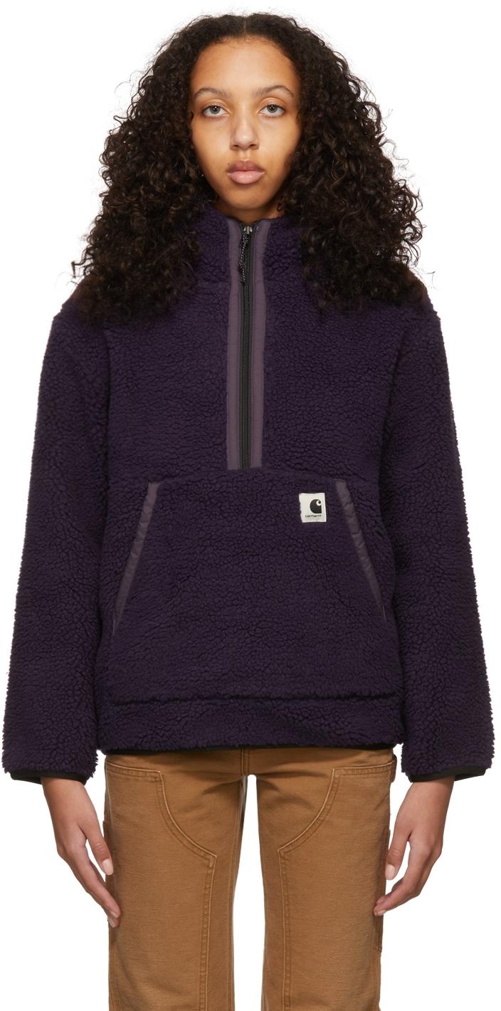 Carhartt WIP Fleece Purple Loon Hoodie Lyst
