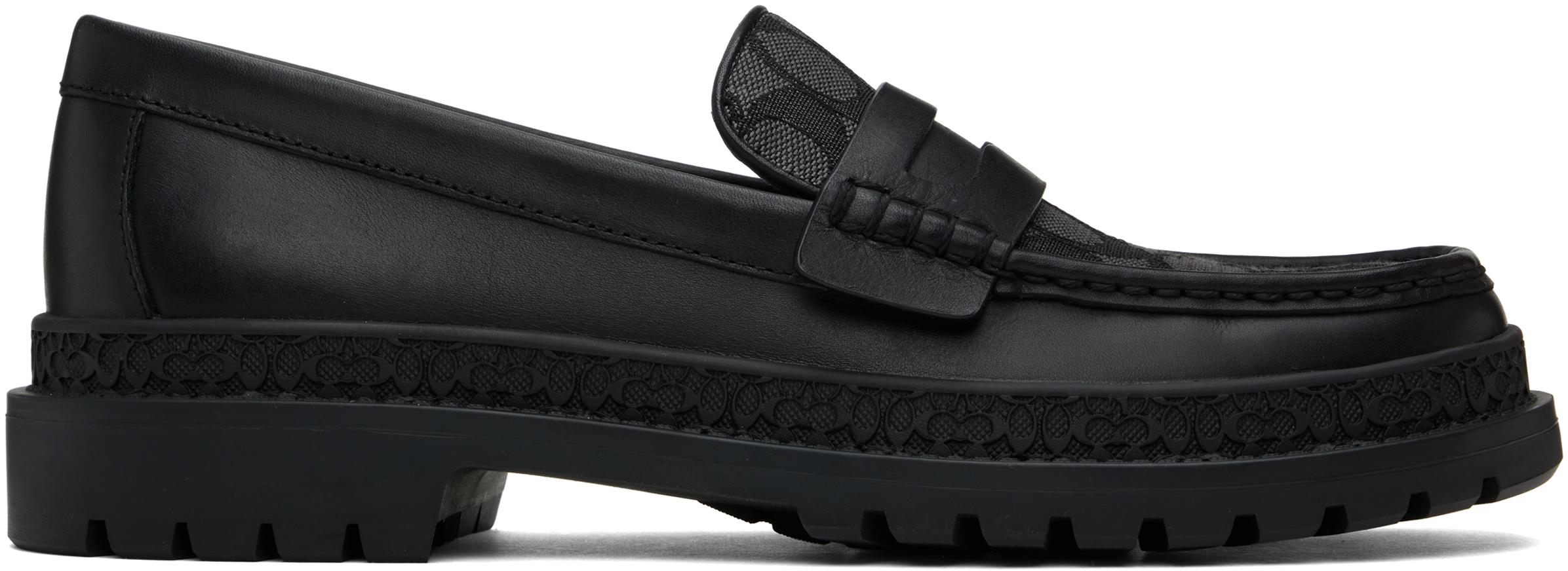 COACH Signature Jacquard Loafers in Black for Men Lyst Australia
