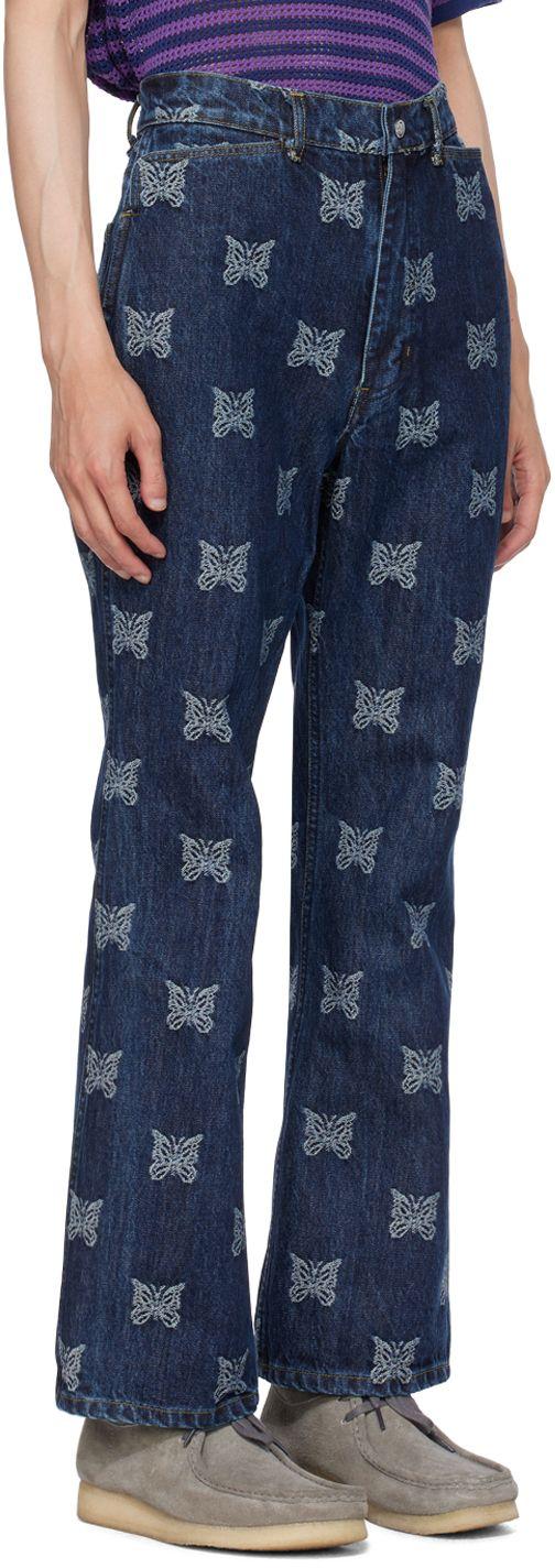 Needles Boot-cut Jeans in Blue for Men | Lyst