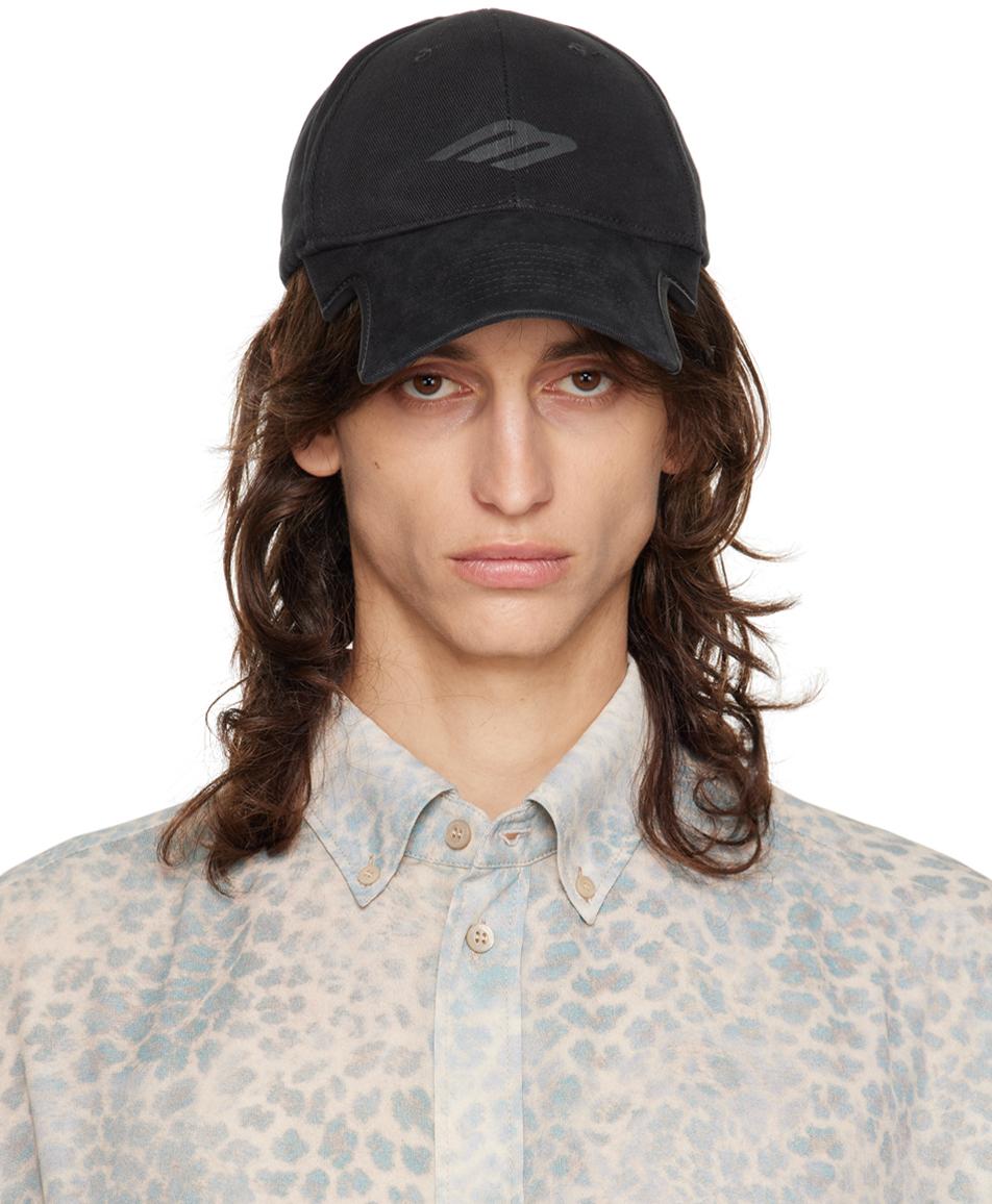 Balenciaga メンズ グレー ブラック 3B Stencil キャップ キャップ