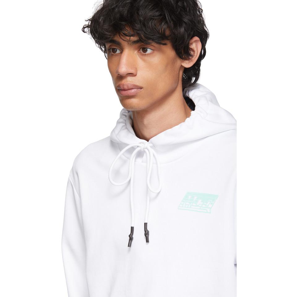 McQ White Clean Hoodie for Men - Lyst