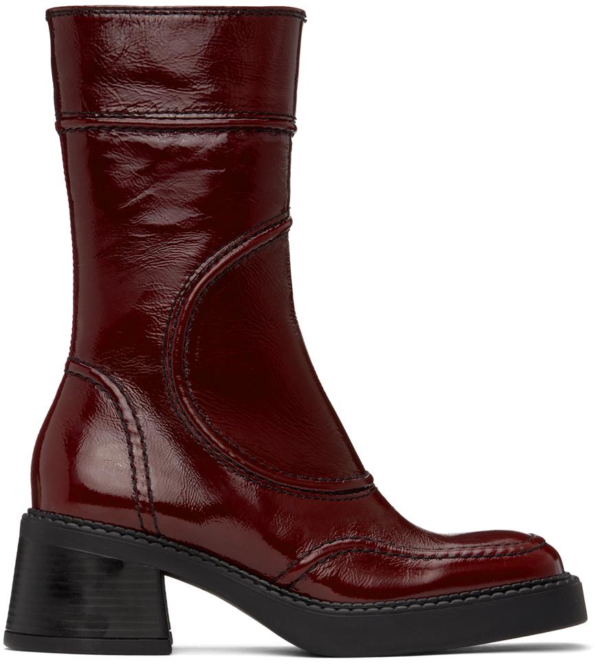 Miista Malene Boots In Red Lyst
