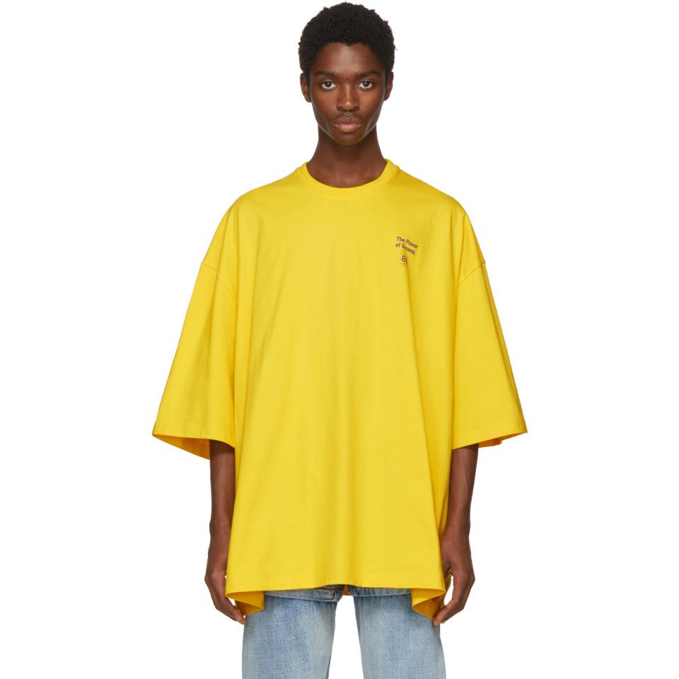 yellow balenciaga shirt
