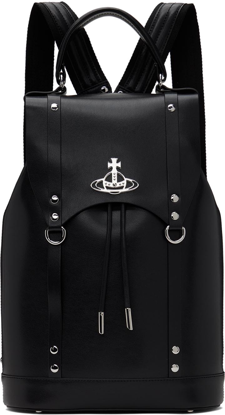 Vivienne Westwood メンズ ブラック Max バックパック バック Vivienne Westwood メンズ ブラック Max バックパック バック