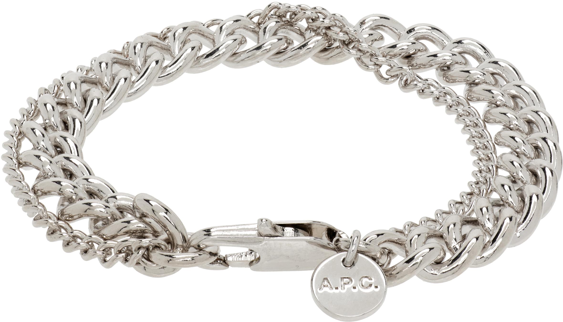 アクセサリー A.P.C l Chain Bracelet A.P.C Metal Chain Bracelet