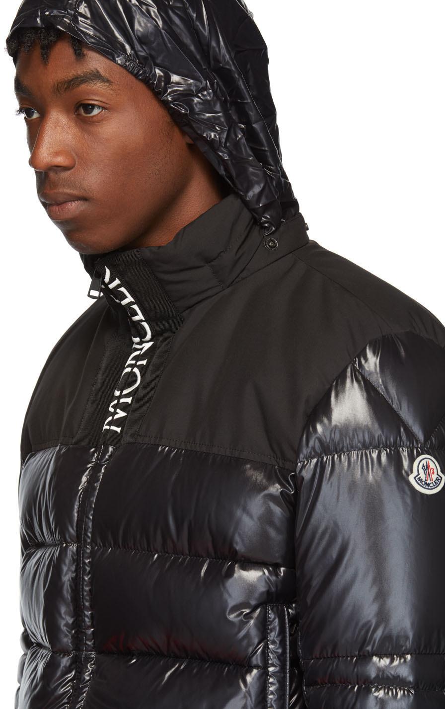 Moncler Bruel Down Jacket in Black for Men Lyst UK