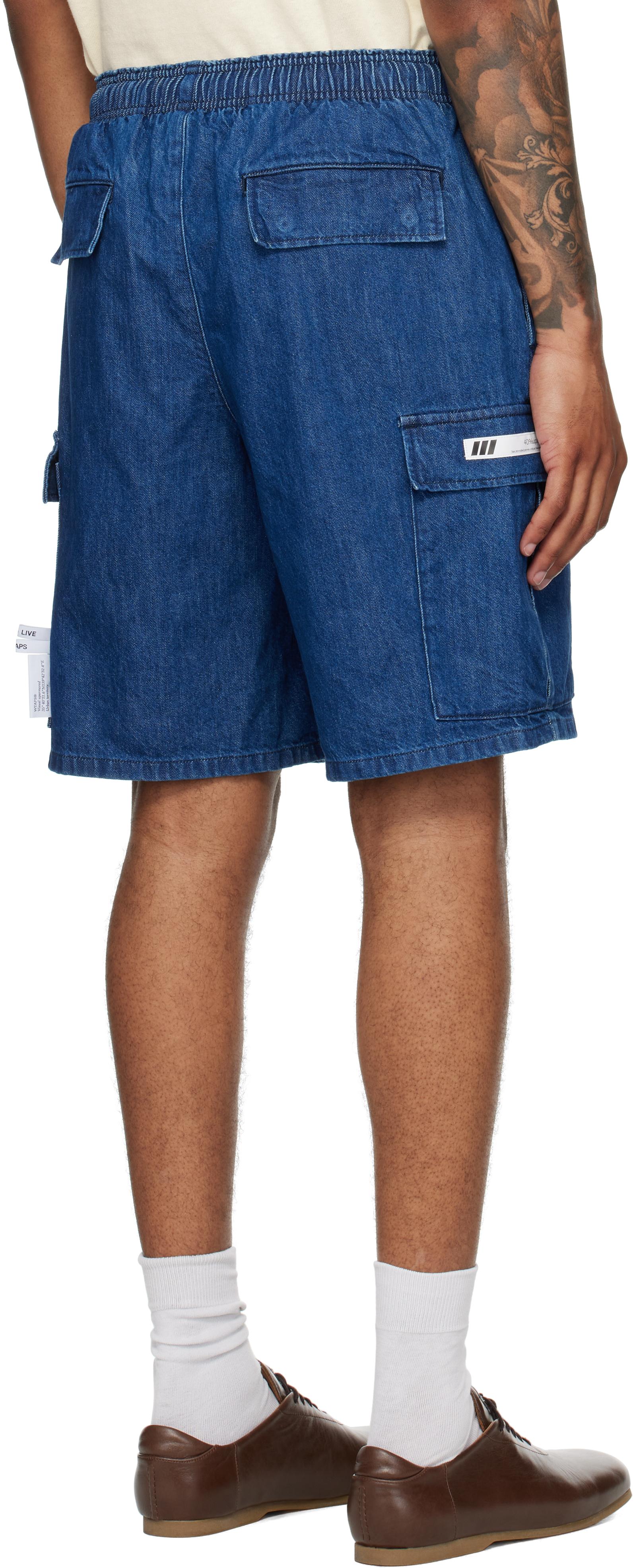 WTAPS Mils2301 Denim Shorts in Blue for Men | Lyst