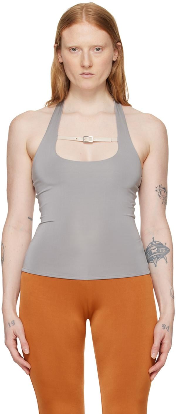 GIMAGUAS Nicole Tank Top in Gray | Lyst
