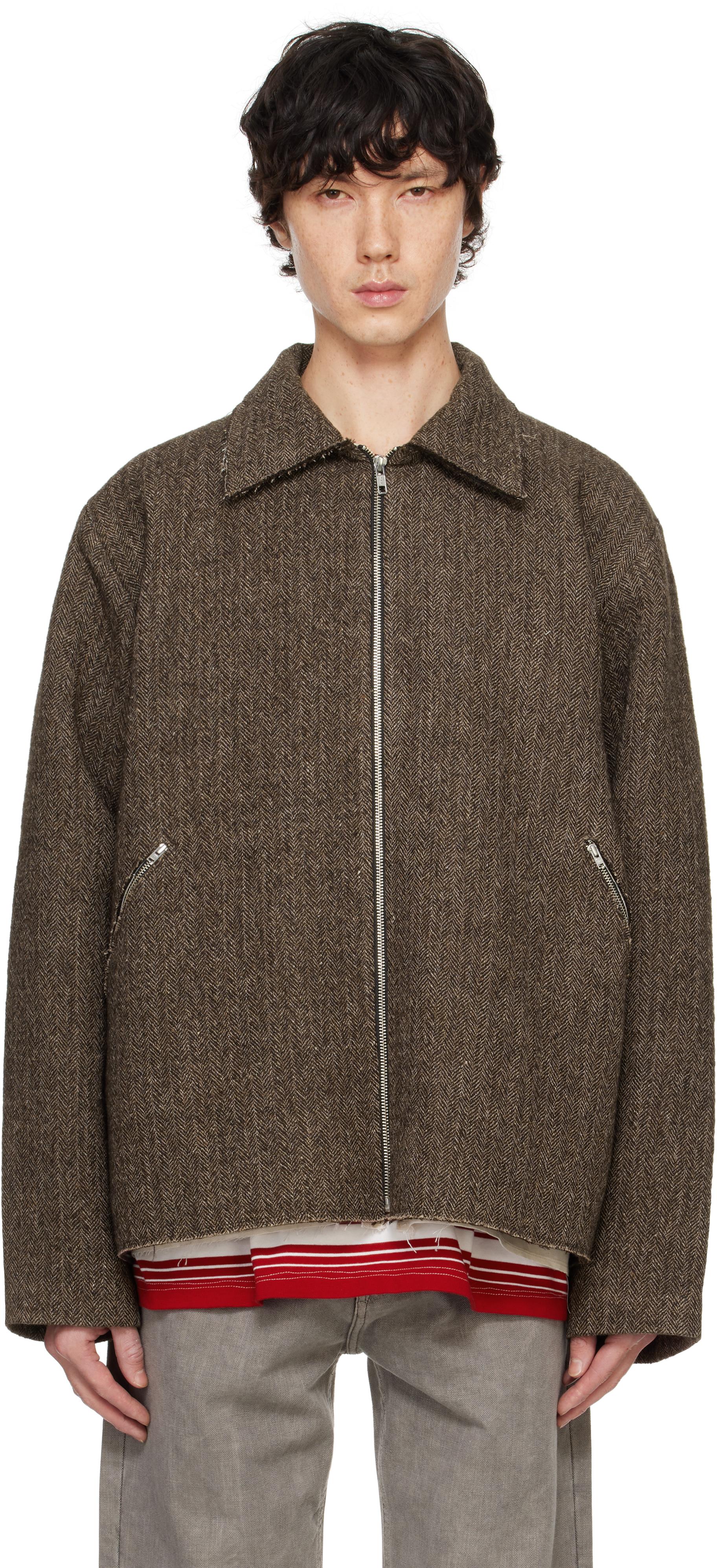 Camiel Fortgens Simple Jacket in Brown for Men Lyst UK