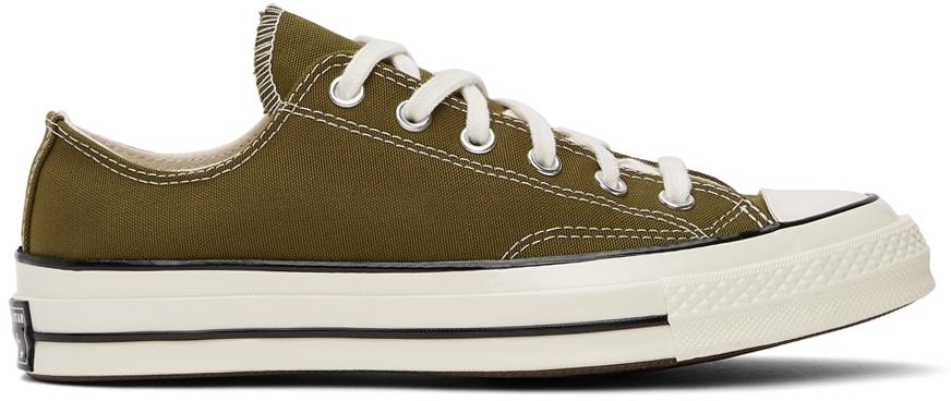 converse green chuck 70 ox sneakers