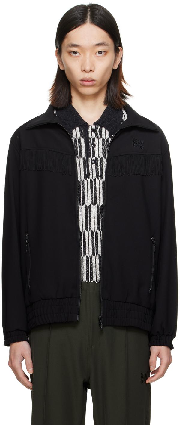 Needles Black Fringe Track Jacket for Men | Lyst UK Needles Black Fringe Track Jacket for Men | Lyst UK
