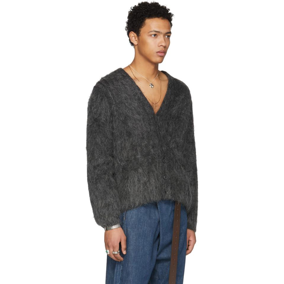 maison margiela mohair cardigan