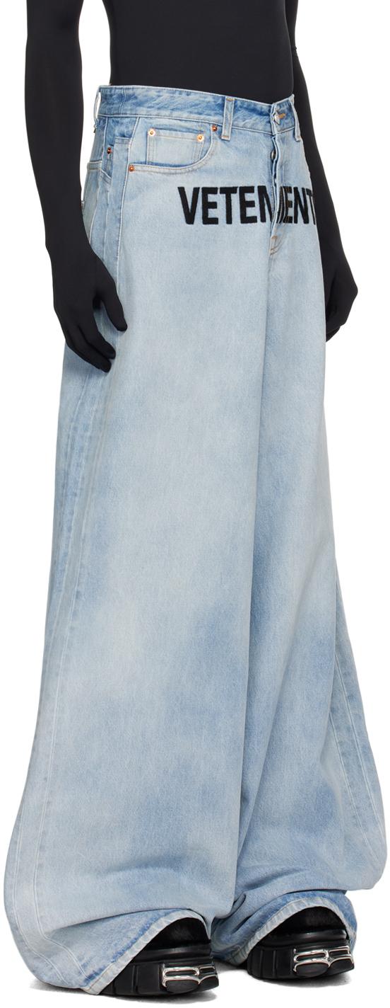 デニム・ジーパン VETEMENTS SS25 Baggy jeans (UA66PA540N MIDBLUE) VETEMENTS Baggy Jeans | italist