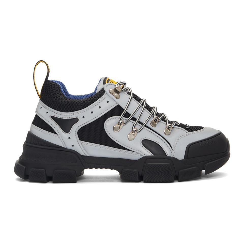 Black Reflective Flashtrek Sneakers 