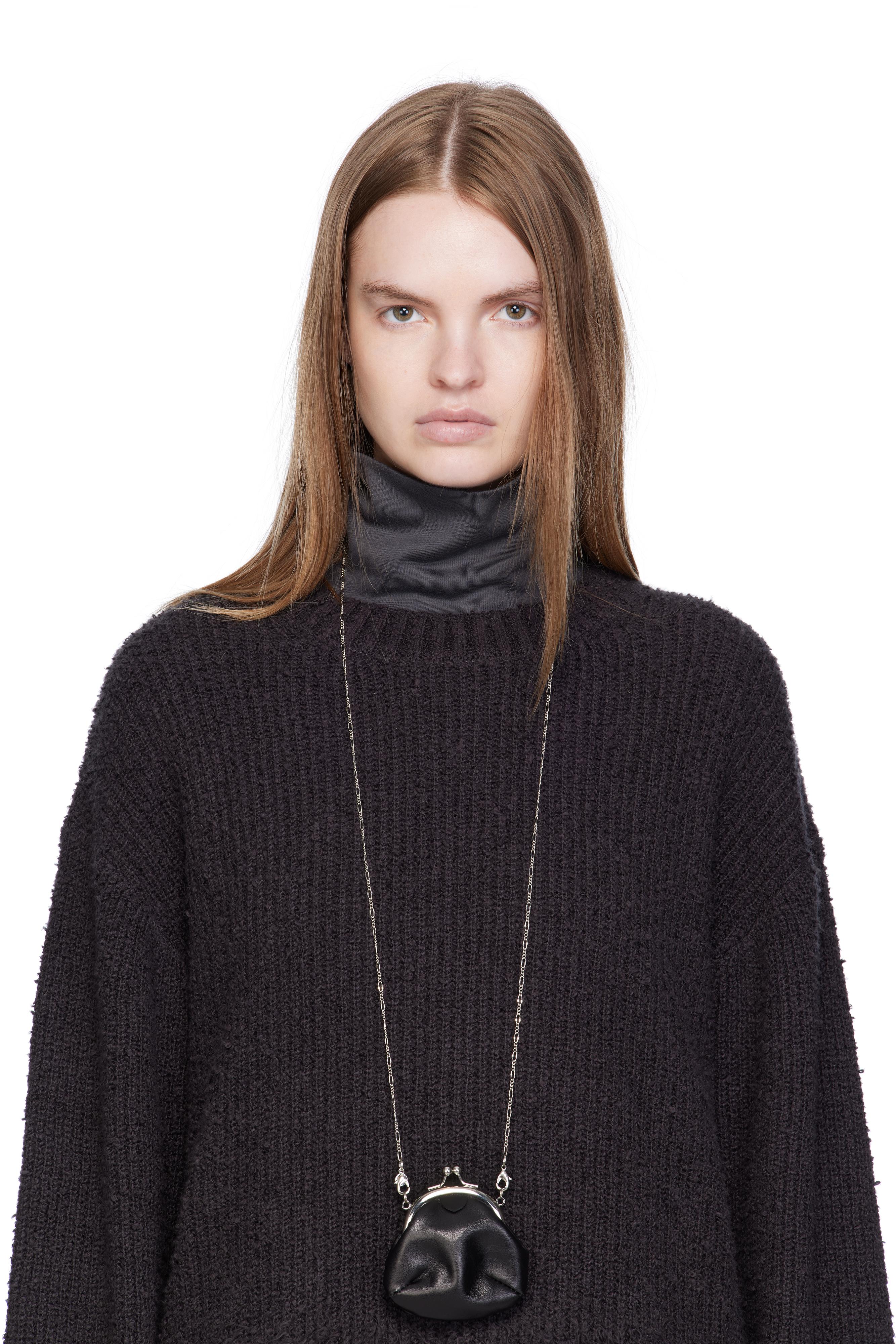 Y's Yohji Yamamoto Metal Clasp Necklace in Black | Lyst