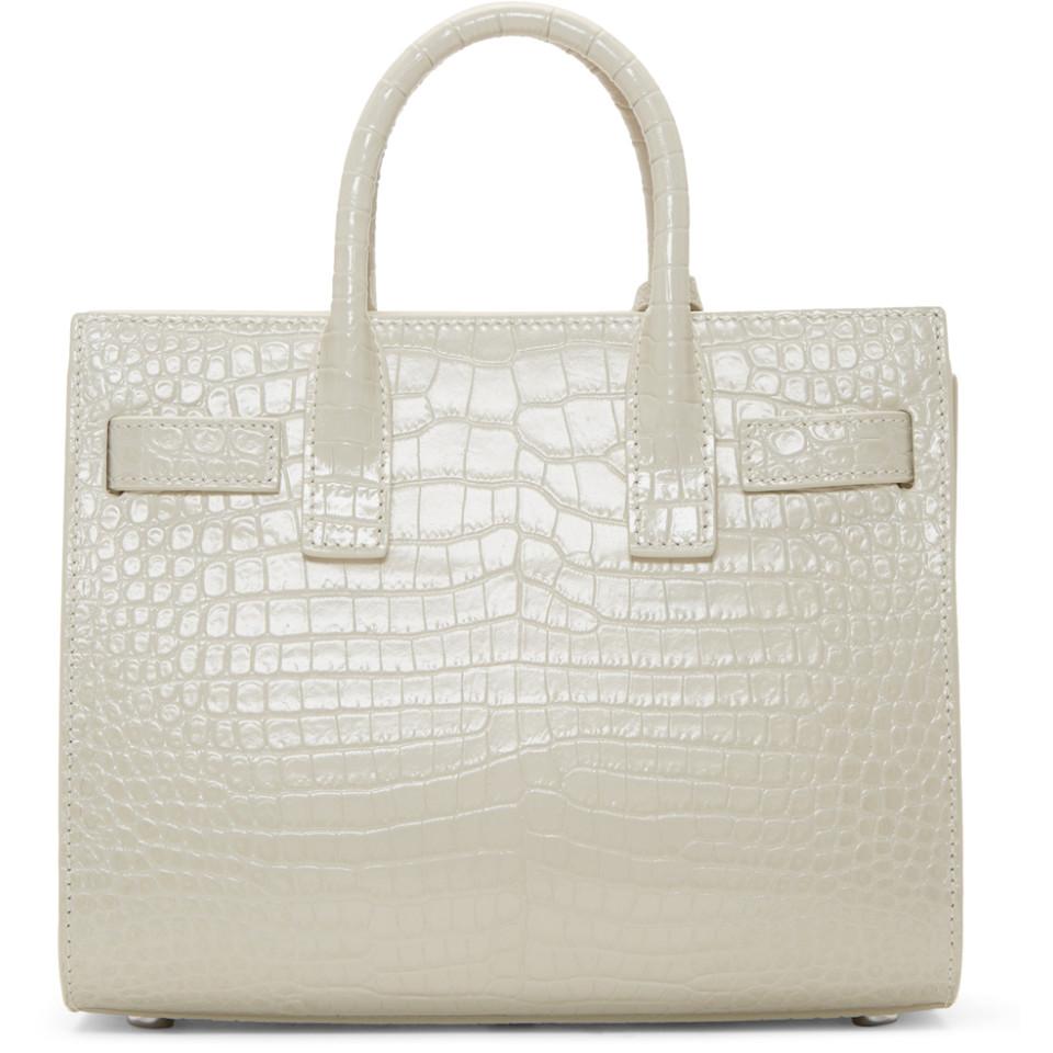 Saint laurent sac top de jour white