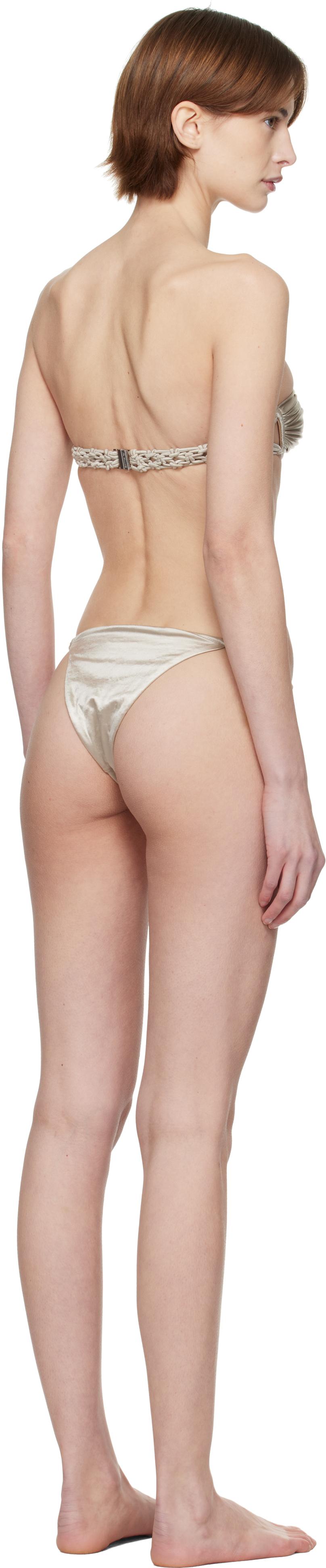 【関税込み】Isa Boulder シルバー Astoria Chain ビキニ ISA BOULDER Silver Astoria Chain Bikini | REVERSIBLE