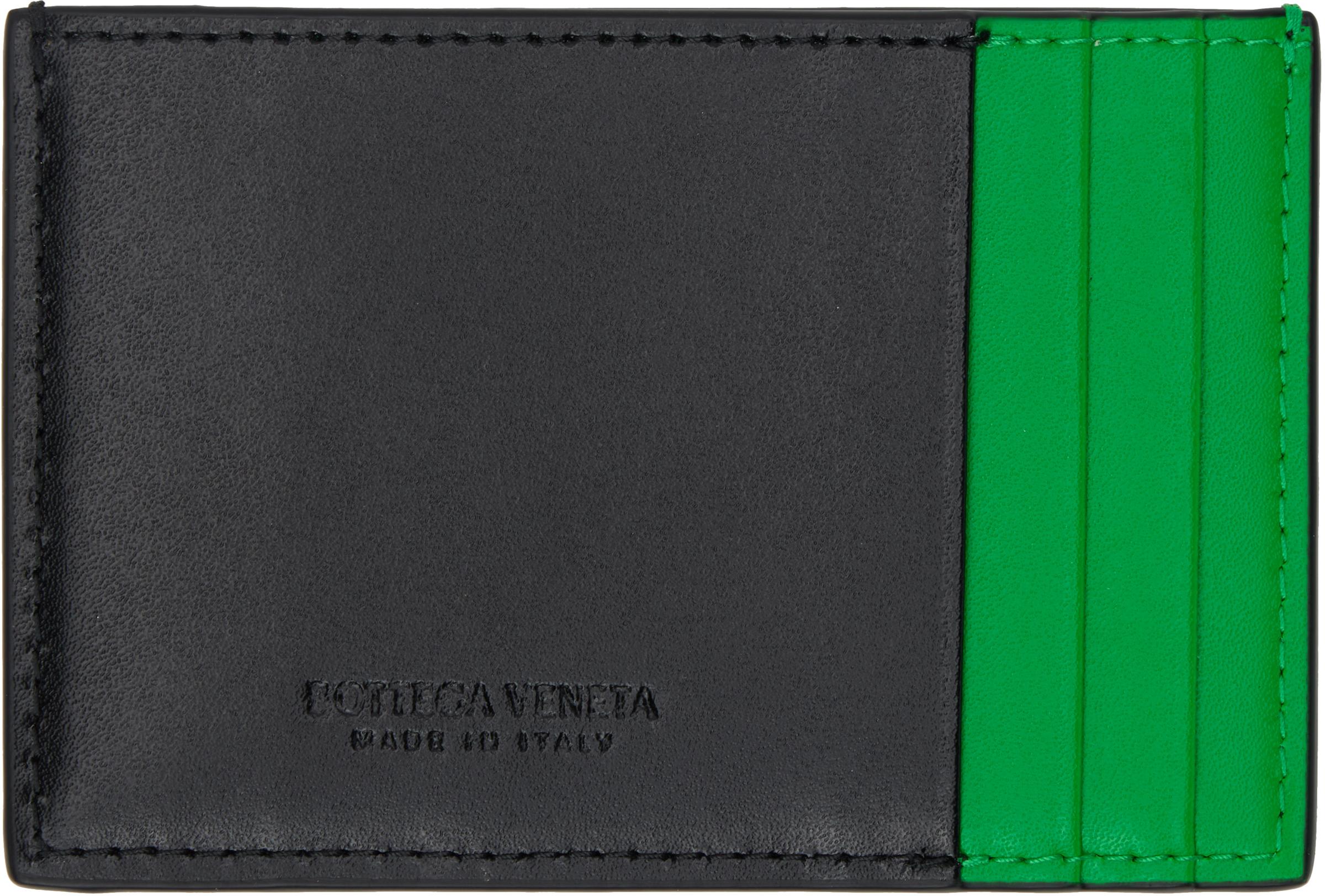 Bottega Veneta メンズ グリーン ブラック Cassette クレジット