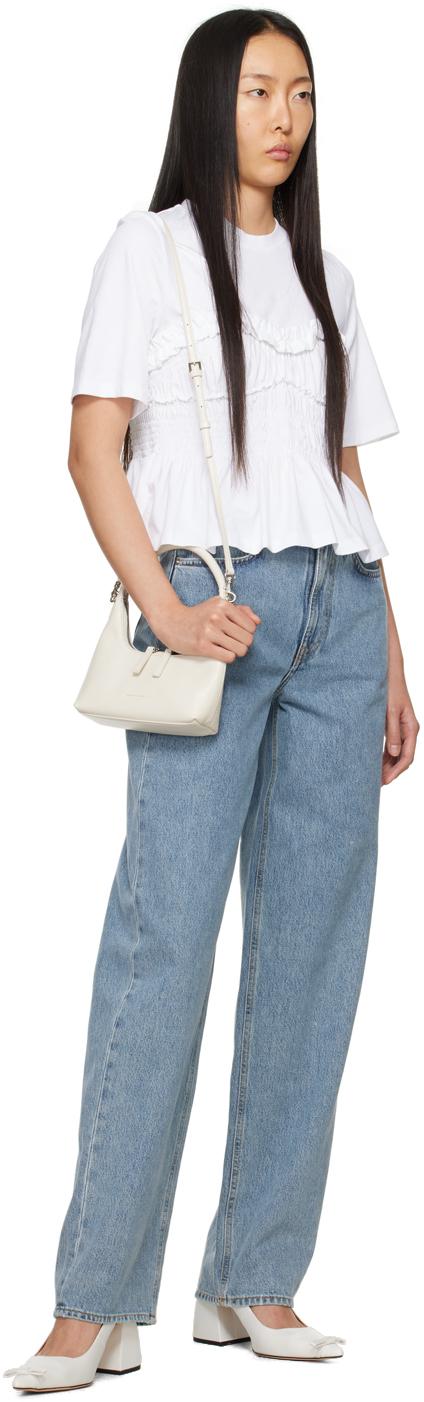 ☆MARGE SHERWOOD☆ HOBO MINIbeige crinkle Marge Sherwood Off- Hobo Mini Crinkle Bag in White | Lyst