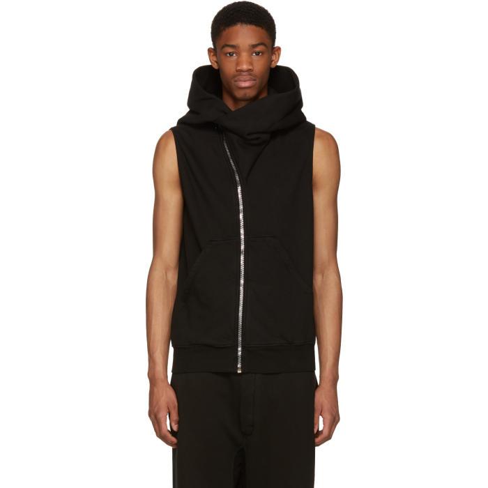 Rick Owens DRKSHDW Black Sleeveless Mountain Hoodie for Men | Lyst