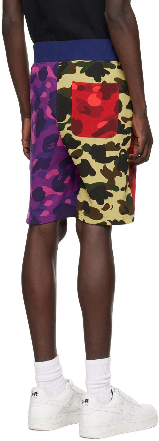 A Bathing Ape Color Camo Crazy Shorts in Black for Men | Lyst