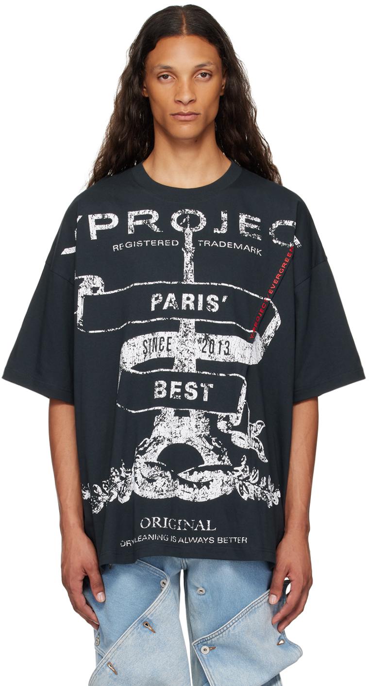 トップス Y PROJECT 'Evergreen Paris Best Pinched' y-project-EVERGREEN-VINTAGE-BL