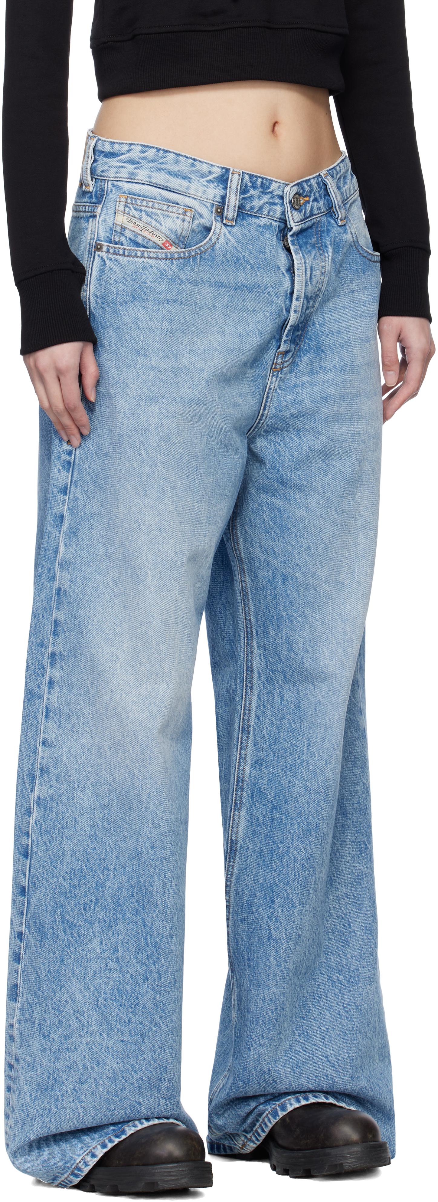 DIESEL Relaxed 1996 D-Sire 09I29 Jeans in Blue | Lyst