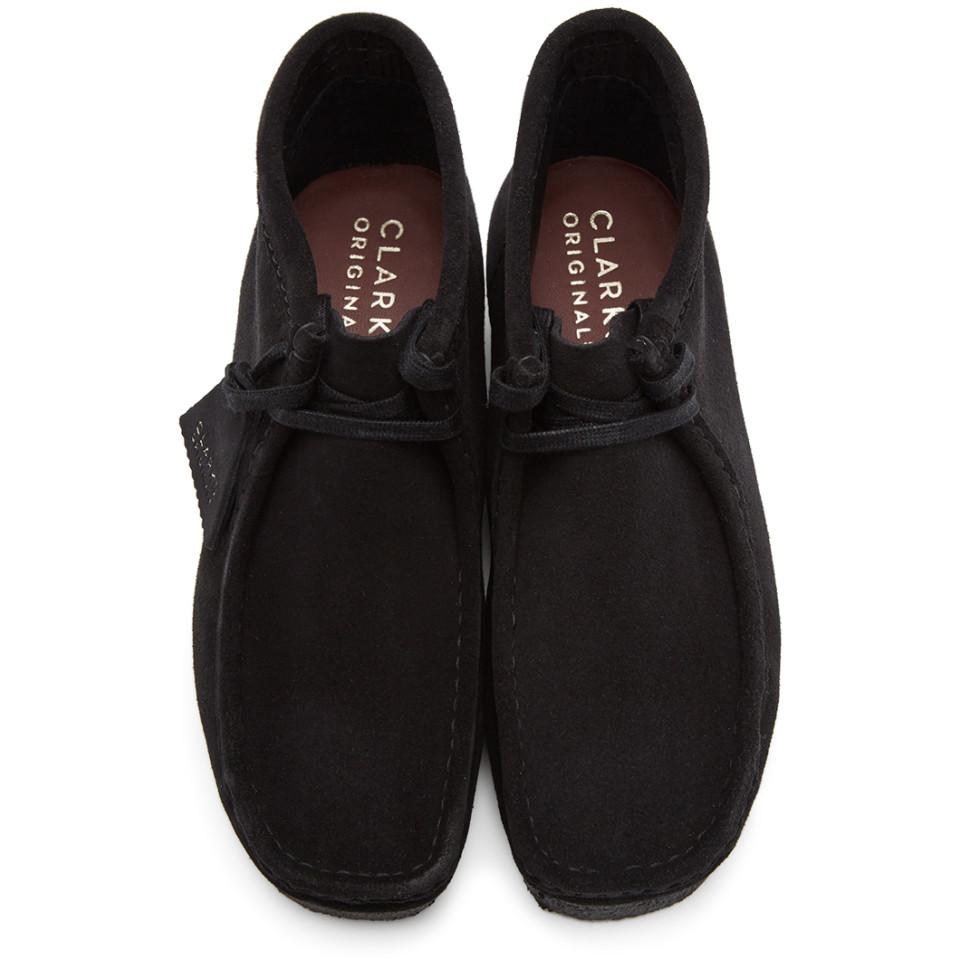 black suede wallabees mens