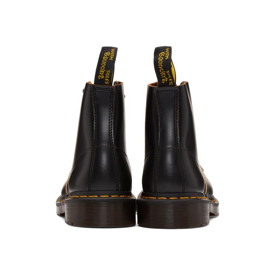 Dr. Martens Leather Black 101 Vintage Smooth Boots for Men - Lyst