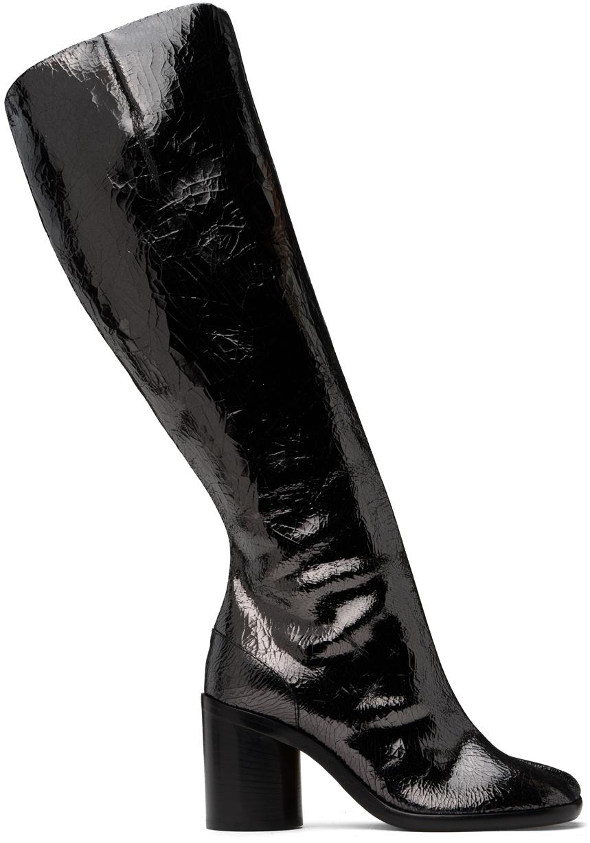 Maison Margiela レディース ブラック Tabi Broken Mirror ロング 
