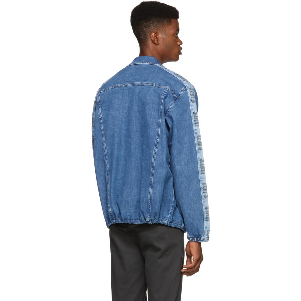 track coach's trucker jacket