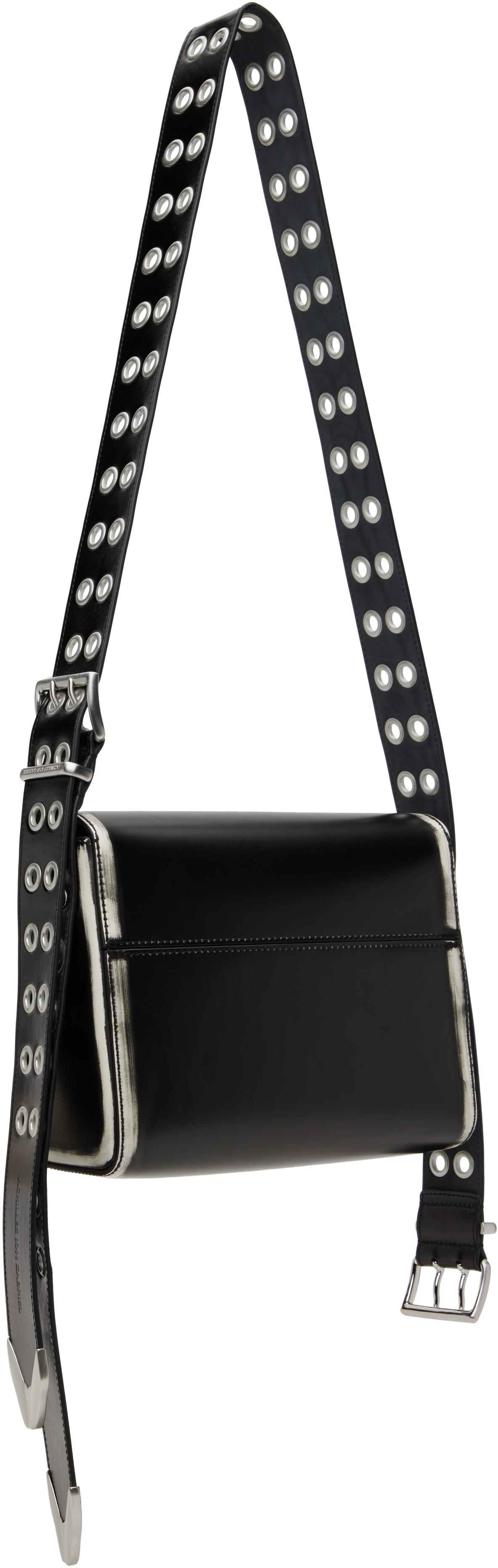 ACHILLES ION GABRIEL ブラックショルダーバッグ kanayamataisei