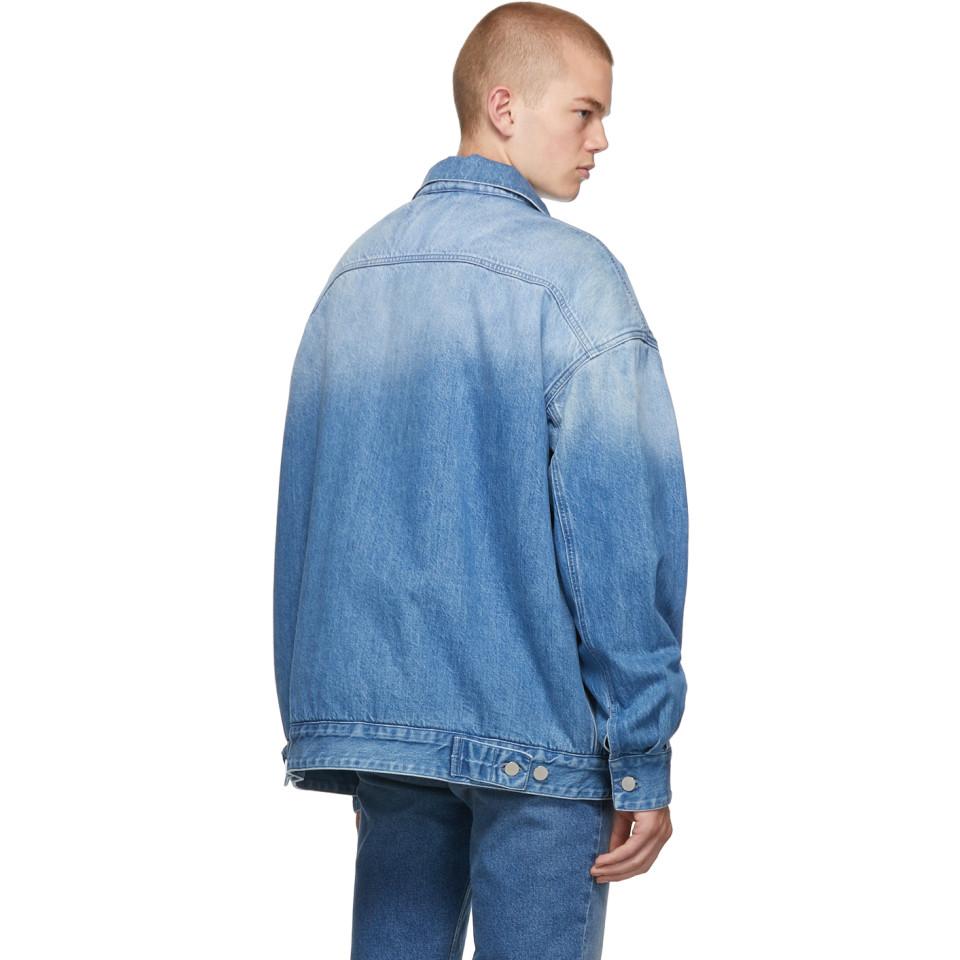 Raf Simons Blue Denim Big Fit Jacket 