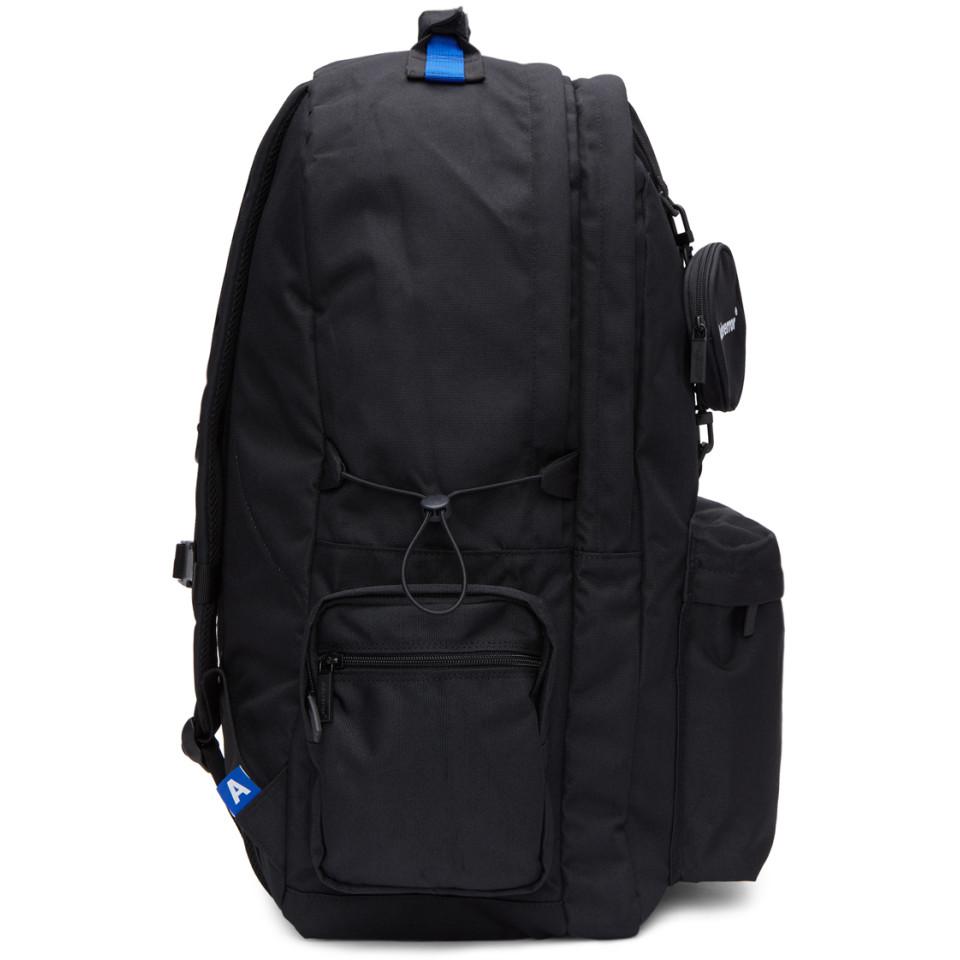 ADER error Canvas Black Hump Backpack for Men - Lyst