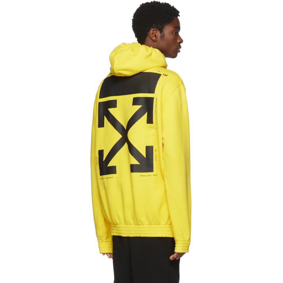 Off-White c/o Virgil Abloh Yellow Hands Hoodie for Men | Lyst