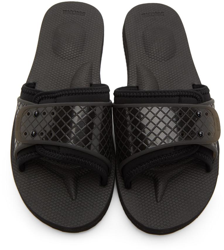 Suicoke Synthetic Black Siv Sandals for Men - Lyst