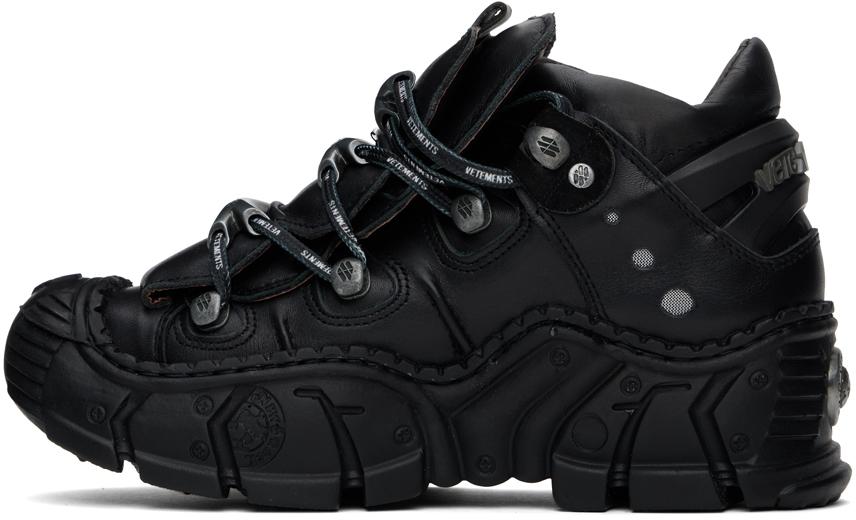 Vetements New Rock Edition Race Sneakers in Black | Lyst