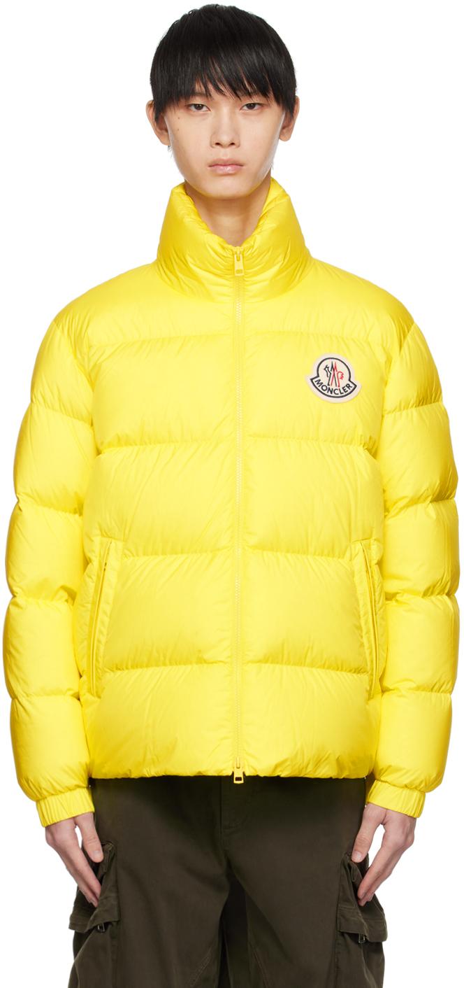 Moncler Yellow Citala Short Down Jacket for Men Lyst UK