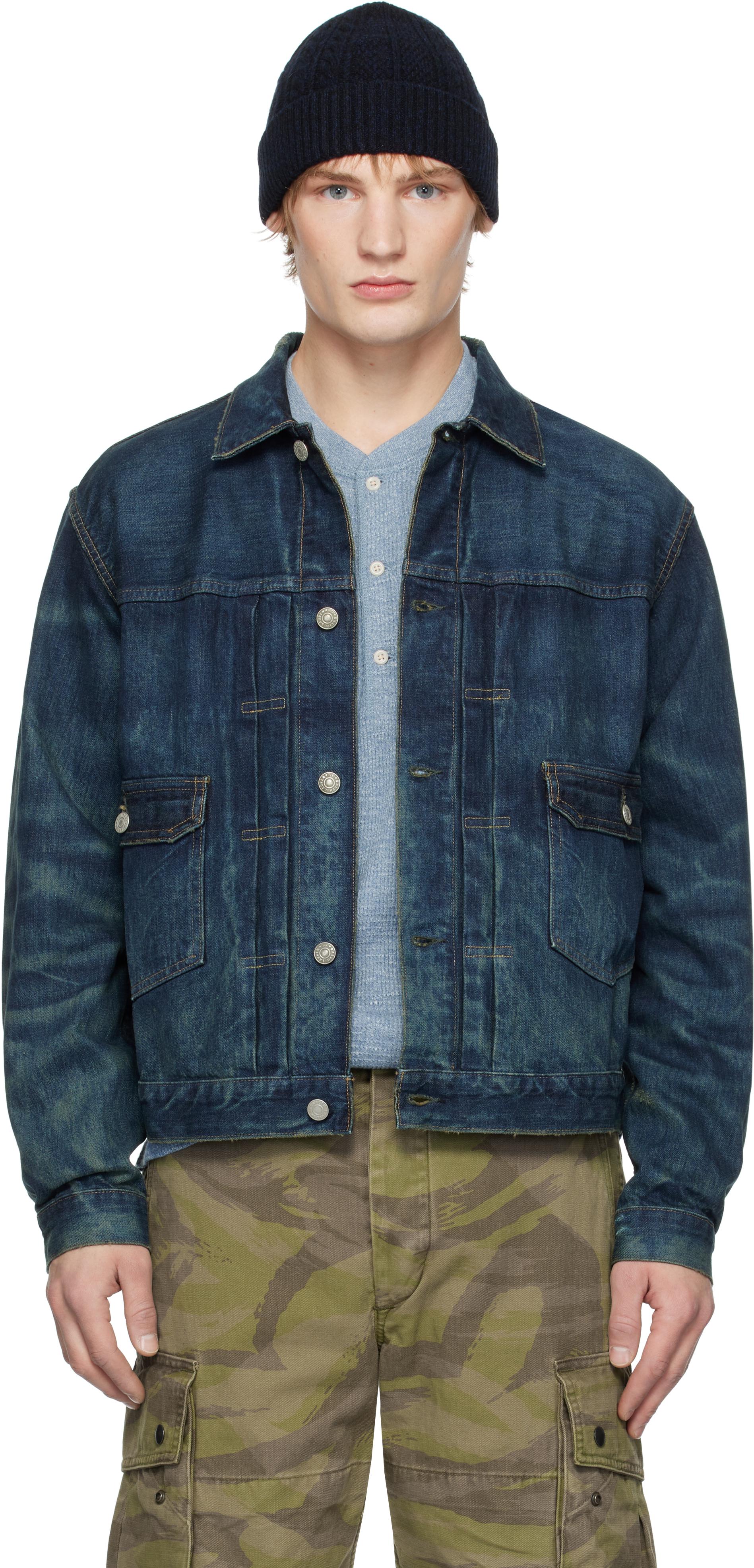 RRL Westview Trucker Denim Jacket in Blue for Men | Lyst UK