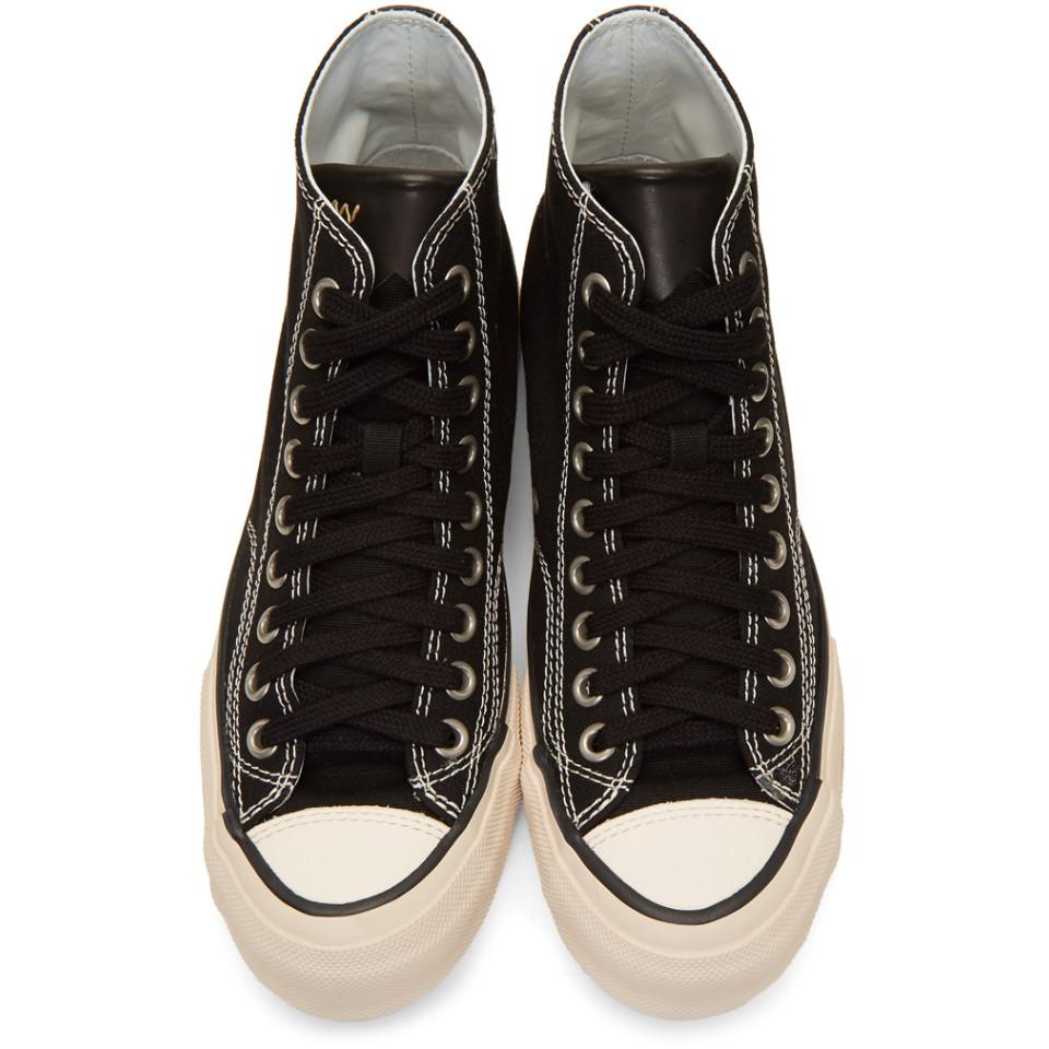 Visvim Skagway Hi Patten Sneakers in Black for Men | Lyst