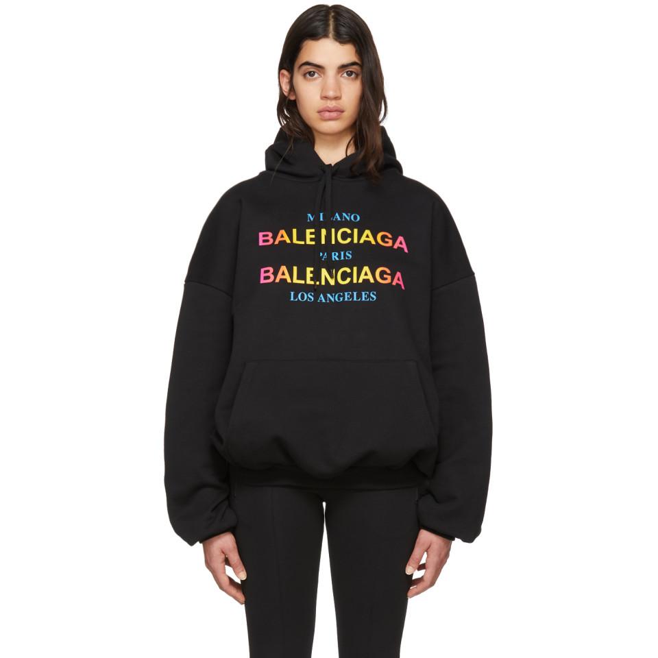 balenciaga cities hoodie