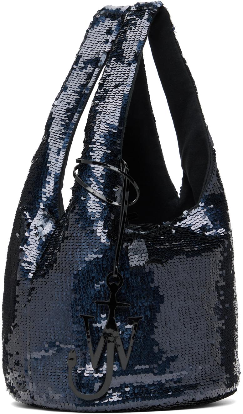 【関税込み】JW Anderson ブルー ミニ Sequin Shopper バッグ MINI SEQUIN SHOPPER - TOP HANDLE BAG – JW Anderson