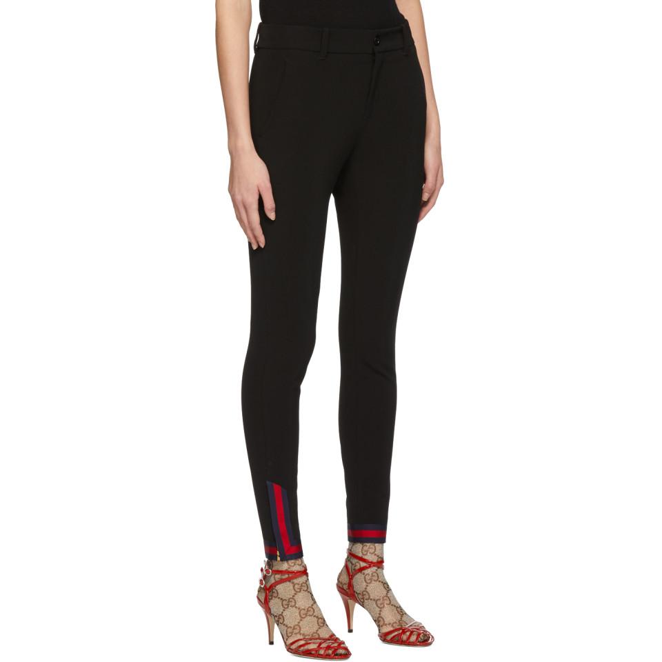 gucci web leggings