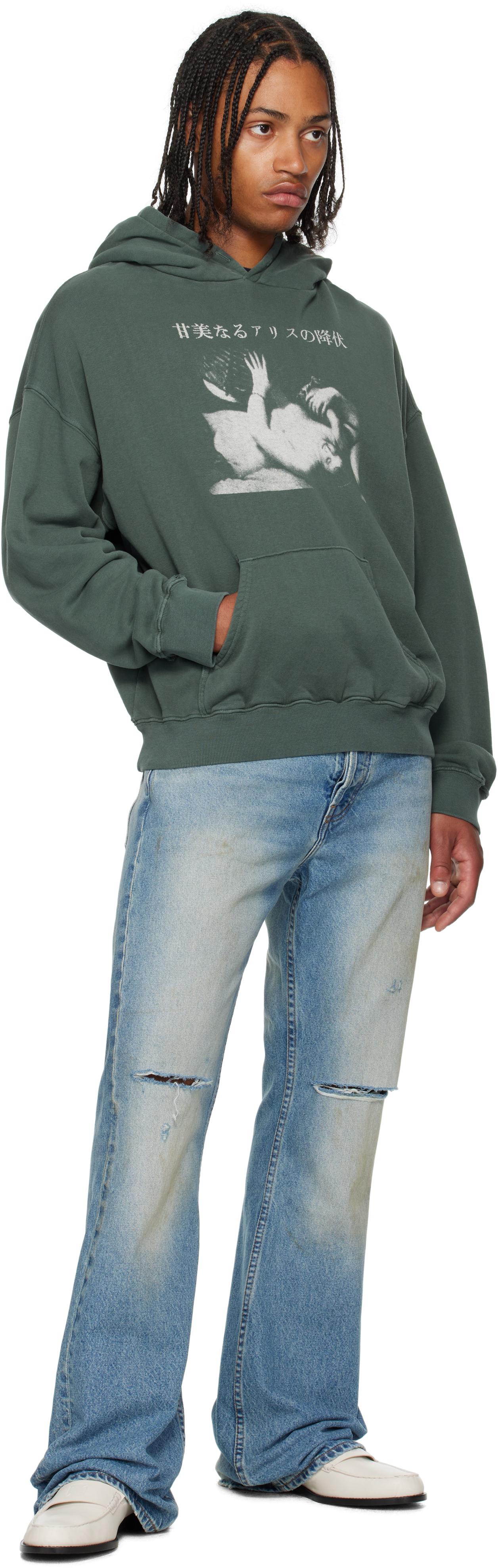 Enfants Riches Deprimes Sweet Surrender Of Alice Hoodie in Green