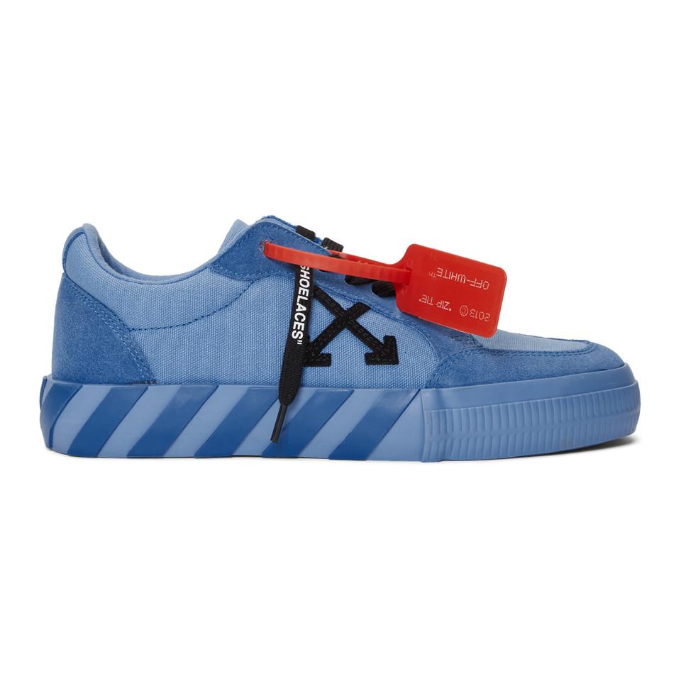 off white shoes blue