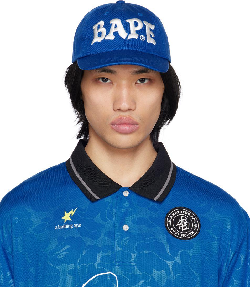 A Bathing Ape Panel Cap in Blue for Men Lyst