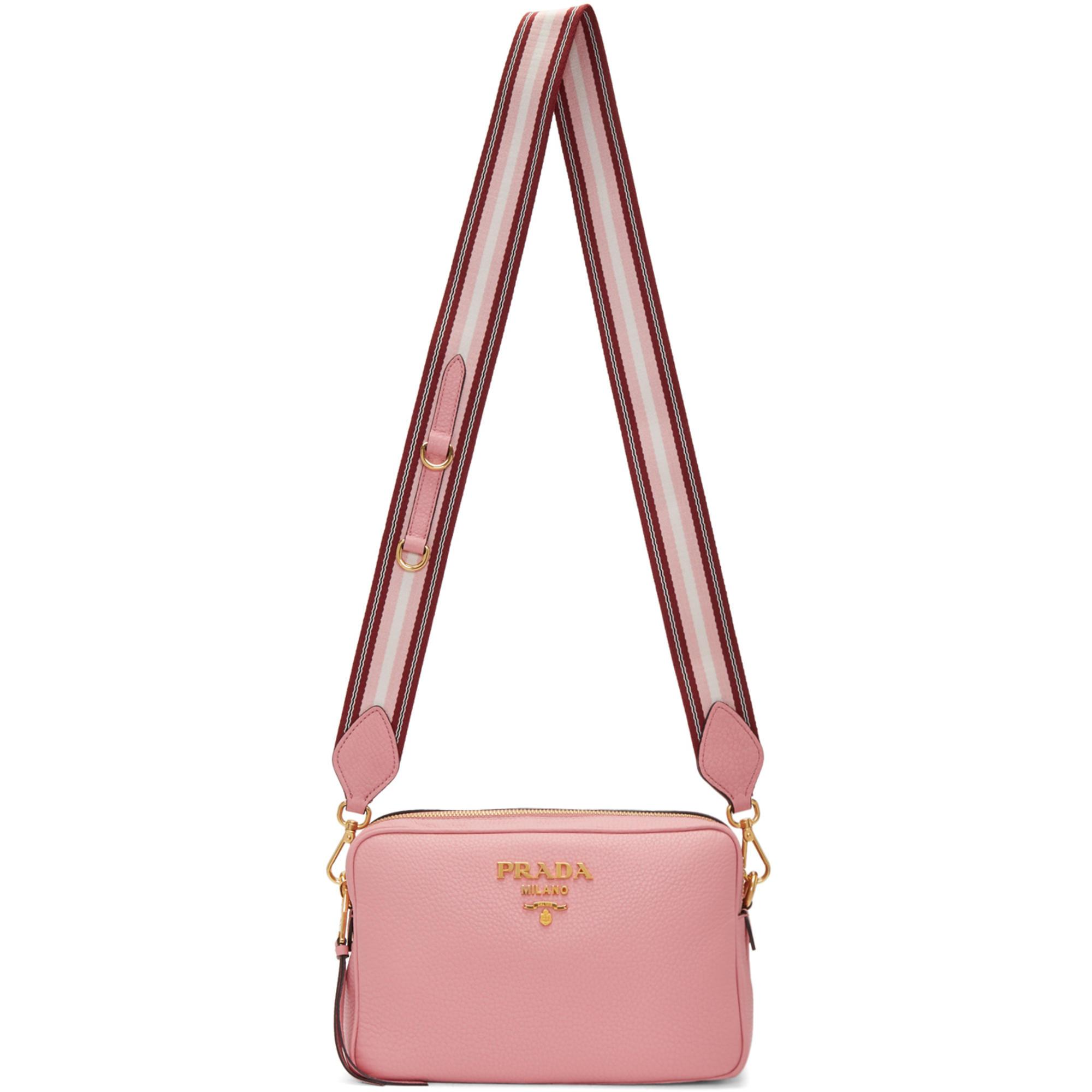 prada pink camera bag