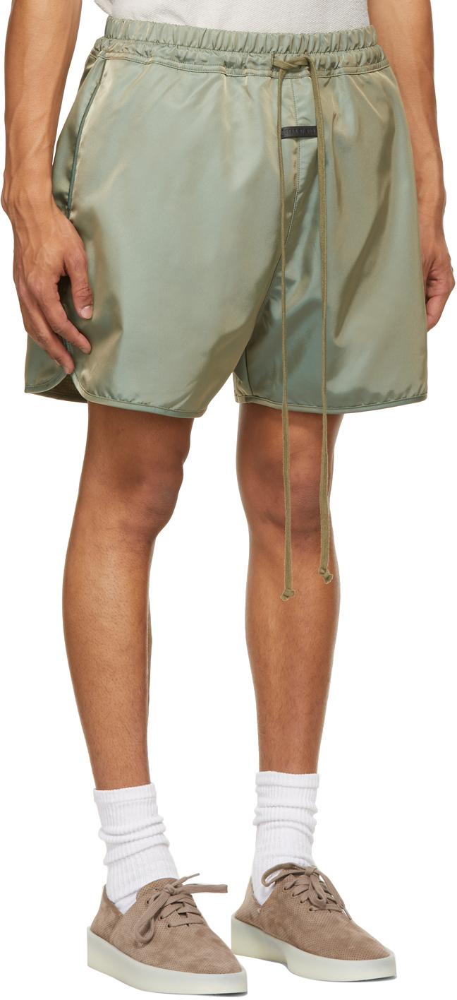 Synthetic Nylon Track Shorts 