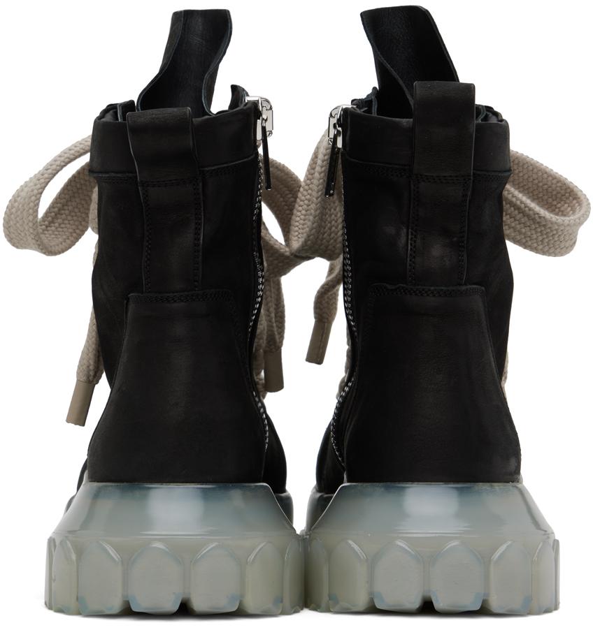 メンズ Rick Owens Jumbo Lace Bozo Tractor ブーツ ブラック | Lyst